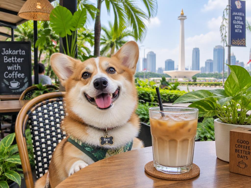 Meet Rex, the Corgi Who Has His Own Coffee Order